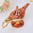 thumbnail image 2 of Aladdin's Lamp Tinware Vintage European Style Crafts Alloy Craft Ornament Wishing Lamp, 2 of 9