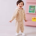 thumbnail image 5 of Esaierr Toddler Kids Sweatsuit Set for Boys Girls Clothing Sets Hoodie Top and Sweatpants 2 Piece Outfits Baby Activewear Tracksuit 1-5Year, 5 of 8
