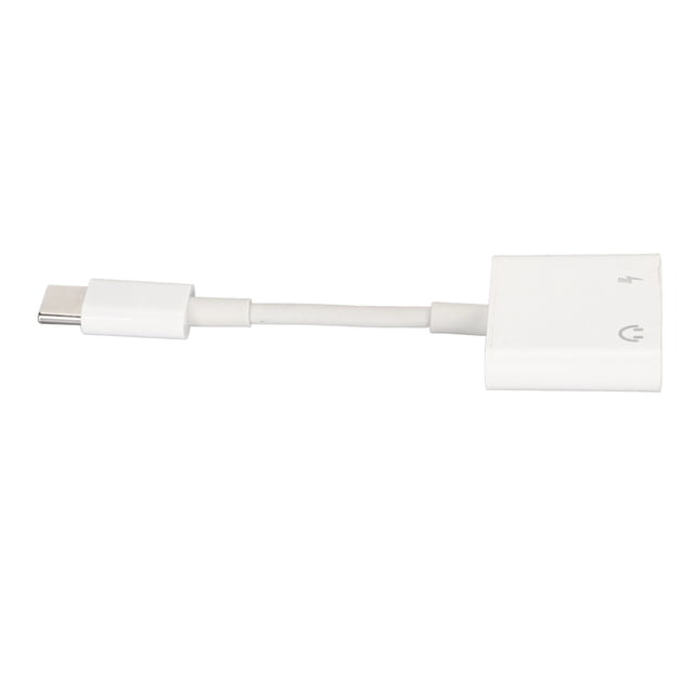Adaptador De Sonido Tipo C A 3,5 Mm, Chipset DAC Adaptador Multifunción Portátil Tipo C A 3,5 Mm Carga Rápida De 60 W Para Teléfonos Inteligentes