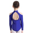 thumbnail image 2 of MSemis Kids Girl's Off-shoulder Dance Leotard Jumpsuit Athletic Gymnastic Workout, 2 of 7