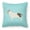 Blue, variant on Carolines Treasures BB3778PW1414 Bull Terrier Checkerboard Blue Fabric Decorative Pillow