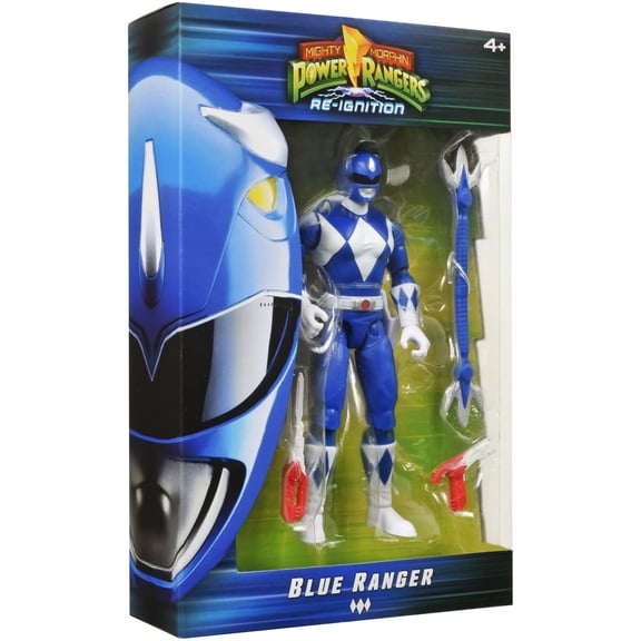 Power Rangers Mighty Morphin Re-Ignition Blue Ranger Action Figure