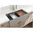 thumbnail image 6 of BOCCHI 1505-014-0120 Contempo Apron Step Rim Fireclay 36" Kitchen Sink Biscuit, 6 of 7