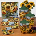 thumbnail image 6 of Certified International Sunflower Bouquet Square Platter 12.5", 6 of 6