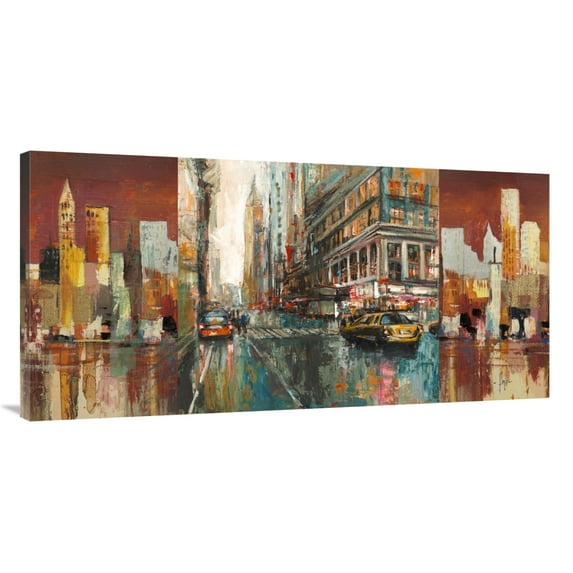 Global Gallery's 'NYC-1' by Luigi Florio Stretched Canvas Wall Art