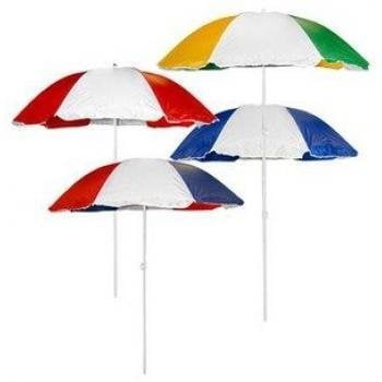 Adjustable Best Jambo Beach Umbrella to Protect from UV Rays - Assorted (Best Uv Rays For Tanning)