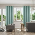 thumbnail image 5 of Btomtd Bedroom Curtain Panel Set, Elegant Overlay Curtains for Window Blocking, Decorative Blackout Curtains for Light Control - 51.96"x62.99", Mint Green, 5 of 8