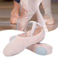 thumbnail image 4 of Zapatos de baile de lona transpirables para adultos, bailarinas de yoga suaves y elásticas, talla 38, 4 of 8