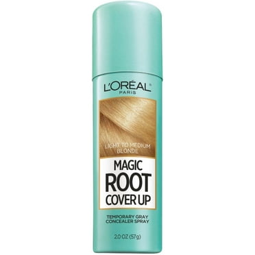 L'Oreal Paris Root Cover Up Temporary Gray Concealer Spray, Light to Medium Blonde, 2 oz (Pack of 2)