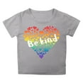 thumbnail image 1 of MEZZALL T-Shirt à Col Rond Imprimé Lettres pour Enfants Unisexe, Gris, 8-9 Ans, 1 of 4