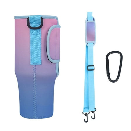 

40oz Ice Cup Set Insulated StanlCup Set Diving Stanl Bottle Set Crossbody Protective Case