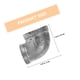 thumbnail image 2 of HEALEEP Conector De Codo En Hierro Galvanizado Para Montaje Fácil En Tuberías Y Mobiliario, 2 of 6