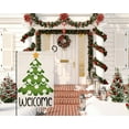 thumbnail image 2 of Shmbada Christmas Tree Garden Flag 12x18 Vertical Double Sided Welcome Winter Holiday Outside Decorations Burlap Yard Flag, 2 of 7
