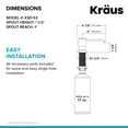 thumbnail image 5 of Kraus Ksd-53 Boden Deck Mounted Soap Dispenser - Black, 5 of 6