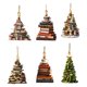 thumbnail image 1 of Wosthever 6x adornos de libros únicos para decoración de árbol de Navidad adornos navideños 2024 adornos festivos Kits de decoración para fiestas, 1 of 6