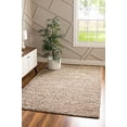 thumbnail image 2 of Unique Loom Solo Solid Shag Collection Area Modern Plush Rug Lush & Soft, 8' 0 x 11' 0 Rectangular, Taupe, 2 of 2