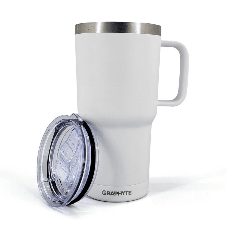 Insulated Mug with Handle and Lid - Stainless Steel Vacuum Coffee Cup, Set  of 2, 20 oz - Large Doubl…See more Insulated Mug with Handle and Lid 