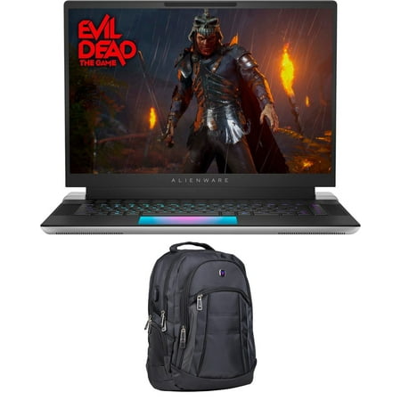 Alienware x16 Gaming/Entertainment Laptop (Intel i9-13900HK 14-Core, 16.0in 480 Hz Wide UXGA (1920x1200), GeForce RTX 4080, 32GB LPDDR5 6000MHz RAM, Win 11 Pro) with Premium Backpack