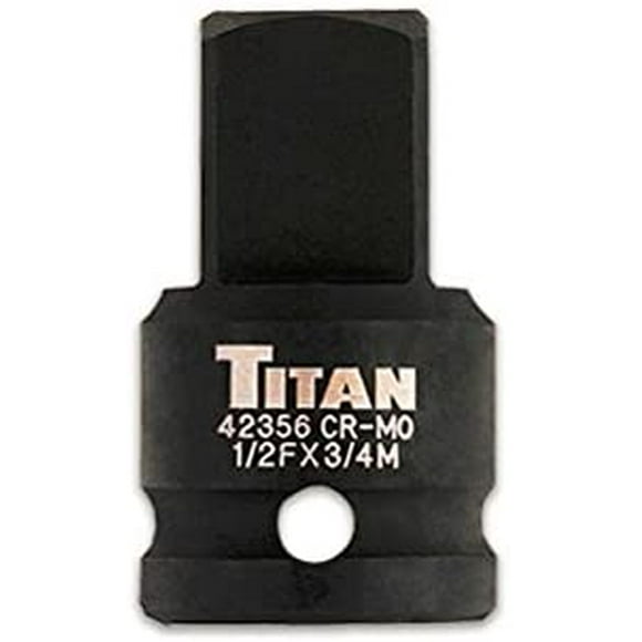 Titan 42356 0.5 in. F To 0.75 in. M Impact Socket Adaptor