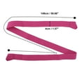 thumbnail image 3 of Unique Bargains 1 Pc Durable Yoga Mat Straps for Stretching 58.66"x1.57" Rose Red, 3 of 5