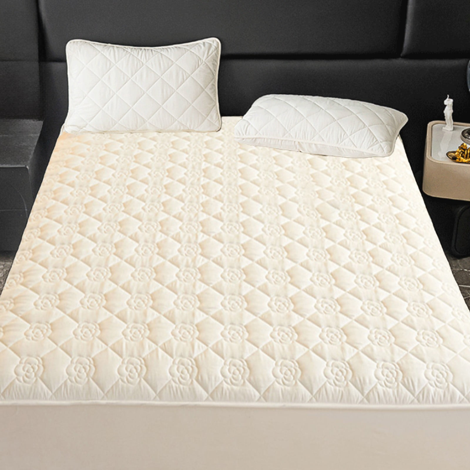 Tgbvmt Waterproof Fitted Sheet 78.7x59In Mattress Protective Cover Design Organizer For Anti Slip Fit Waterproof Stainproof Breathable Quiet Home Hotel Dorm Bedroom Bedding Decor Sheets