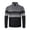Gray, variant on Quarter Zip Sweater for Men Knitted Mock Neck Long Sleeve Colorblock Jumpers Stretchy Comfy Soft Midweight Warm Fall Winter Pullover Blue M