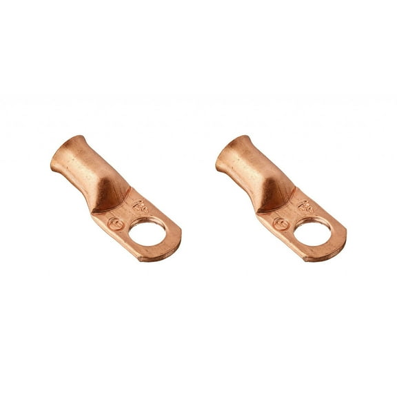 KarParts360 Ring Lugs | Copper | 4 Gauge Wire | 0.31 Inches Diameter