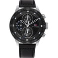 thumbnail image 1 of Tommy Hilfiger Montre Multifonction en Cuir pour Hommes 1791810, 1 of 1