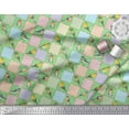 thumbnail image 3 of Soimoi Green Cotton Duck Fabric Square & Flowerpecker Watercolor Fabric Prints By Yard 44 Inch Wide, 3 of 3