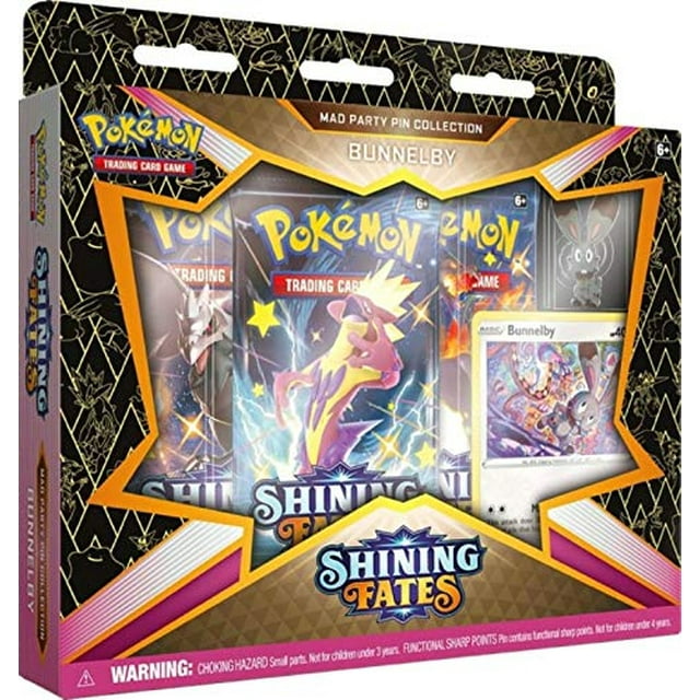 Pokemon Sword y Shield 4.5 Shining Fates Mad City Pin Party Pokémon Pokemon