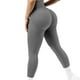thumbnail image 3 of Gibobby Leggings yoga mujer Pantalones de Yoga sin costuras para mujer, ropa de Yoga transpirable con glúteos de melocotón, pantalones deportivos aj(Gris,CH), 3 of 5