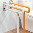 thumbnail image 2 of HIBIBUD 2Pcs Grab Bars for Bathtubs and Showers,No Aisle Blockage Shower Handle,Auto Close Mechanism Toilet Safety Rails,Mixing27, 2 of 4