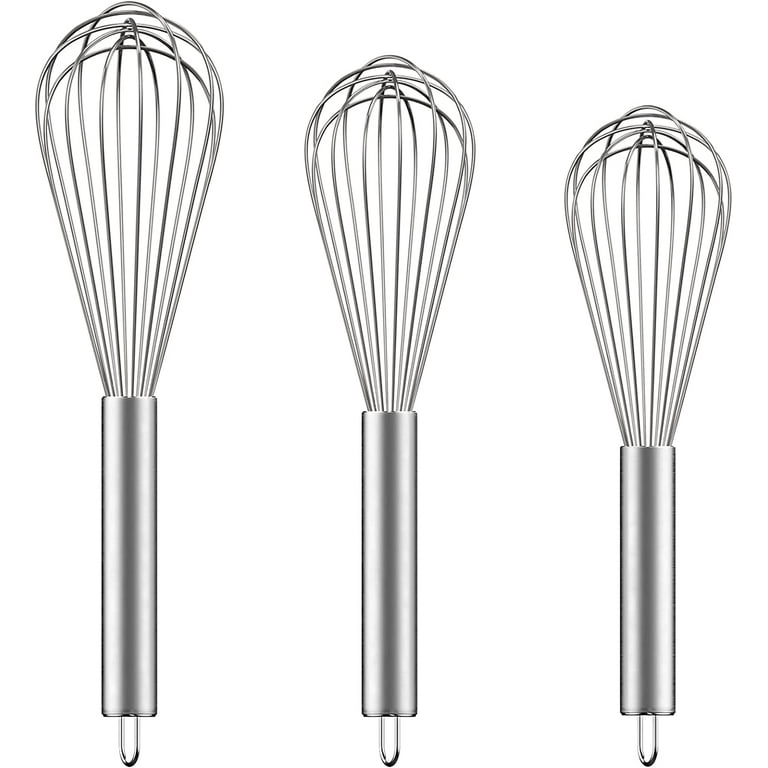 Stainless Steel Whisks Wire Whisk Set, Stainless Steel Kitchen Wisks