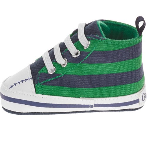 Gerber Baby Boy Striped High Top Sport Sneakers
