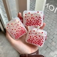 thumbnail image 2 of For AirPods 3rd Gen 2021/1/2/Pro case，Shockproof Gutta Pink Heart Case Cover With Ring, 2 of 5