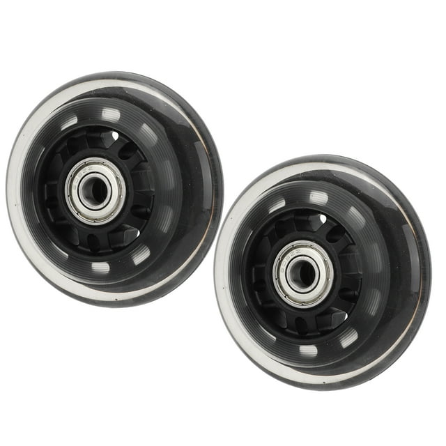 Ruedas de repuesto para patines, 2 piezas, ruedas para patines, ruedas para patines bajas, rodamientos para ruedas para patines fabricados para durar