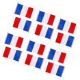 thumbnail image 3 of ziyahi France Flag French National Flags Hand Waving Flag with Poles 12Pcs, 3 of 8