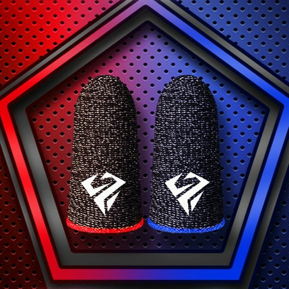 tasrioml Gaming Finger Sleeves Anti slip Sweatproof Ultra thin Gloves Fingertip Cover for Mobile Game