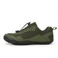 thumbnail image 2 of Barefoot Water Shoes Mens Trail Runner Wide Toe Box Hiking Shoes Minimalist Zero Drop Sole Quick Dry Water Sports Sneakers Dark Green 44, 2 of 5