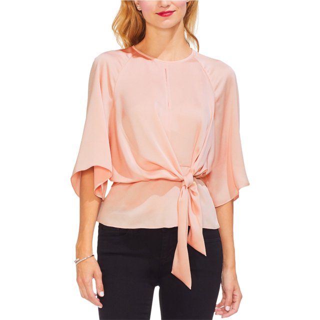 Blusa Vince Camuto con lazo en la parte delantera para mujer rosa mediana