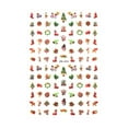 thumbnail image 1 of yeacher Christmas Nail Art Stickers - Festive Nail Decorations, Model ZS-013, Single Sheet, Multi-Color Designs for DIY Nail Art, Perfect for Home or Salon Use, Easy Application on Natural or False, 1 of 6