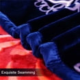 Winter Heavy Warm Blanket 2 Ply Printed Super Soft Raschel Plush Fleece