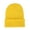 Bright Yellow, variant on Men Women Lightweight Beanies Hats Running Skull Cap Helmet Roll up Edge Skullcap