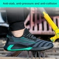 thumbnail image 4 of Safety Shoes Men Light Anti-Smashing Comfortable Fashion Steel Cap Work Shoes Work Gymnastics Shoes Eu 36-48, 4 of 7