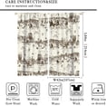 thumbnail image 2 of Vintage American Wilderness Western Cowboy Blackout Curtains for Bedroom,Sketch Style Western Cowboy Cacti Room Darkening Window Curtains with Rod Pocket - 2 Panels 84" L x 42" W, 2 of 6