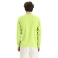 thumbnail image 3 of Hanes Essentials Men's Cotton Long Sleeve T-Shirt, Value 4-Pack Safety Green M, 3 of 4