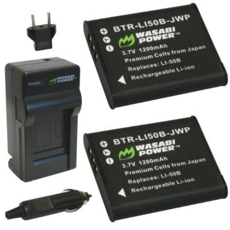 Wasabi Power Battery and Charger Kit for Ricoh DB-100 and Ricoh CX3, CX4, CX5, CX6,