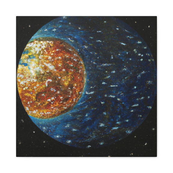 Celestial Map Mapped Out - Canvas