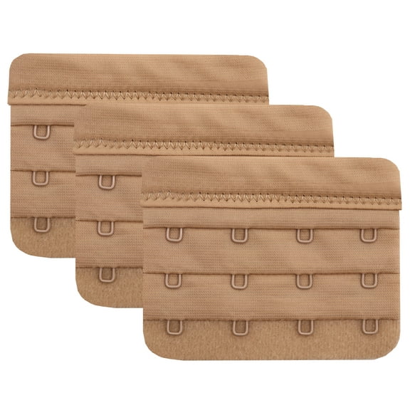 LeonHien Women's Bra Extenders 4 Hook, Soft and Comfortable Bra Strap Extension