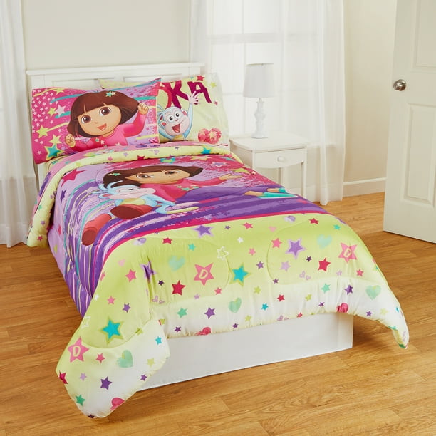 Lovely dora bedding set twin Dora The Explorer 86 X 72 Comforter 1 Each Walmart Com